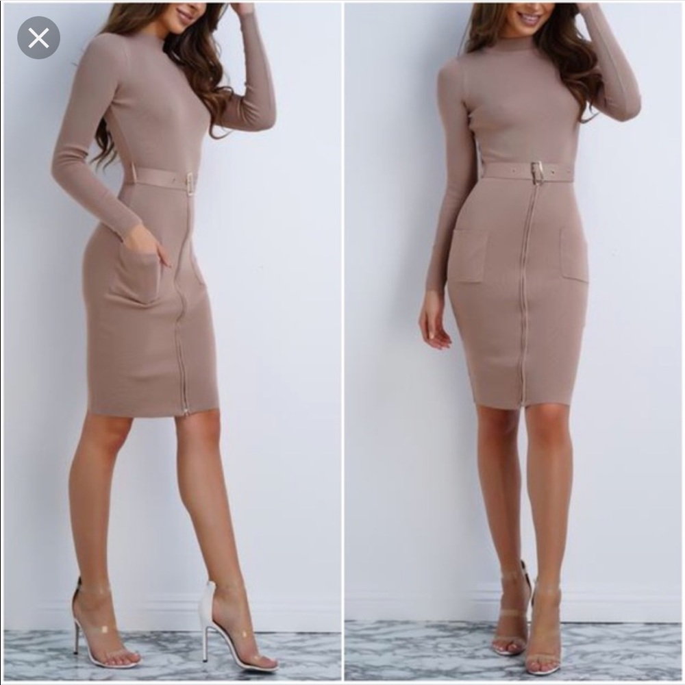 Zip Me Up Sweater Dress
